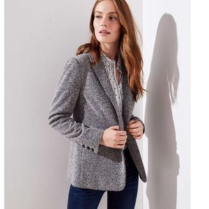 LOFT Marled Knit Blazer